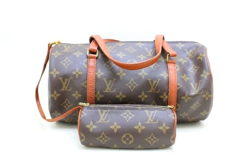 LOUIS VUITTON Papillon Shoulder Bag Monogram Pouch